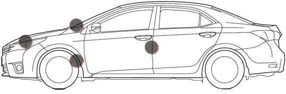 Where to find TOYOTA VIN number