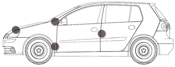 Where to find VOLKSWAGEN VIN number